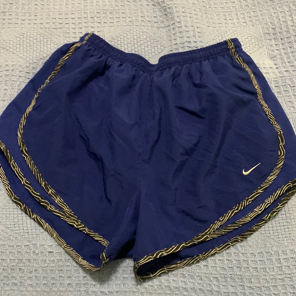Navy Dry-Fit Nike Athletic Shorts